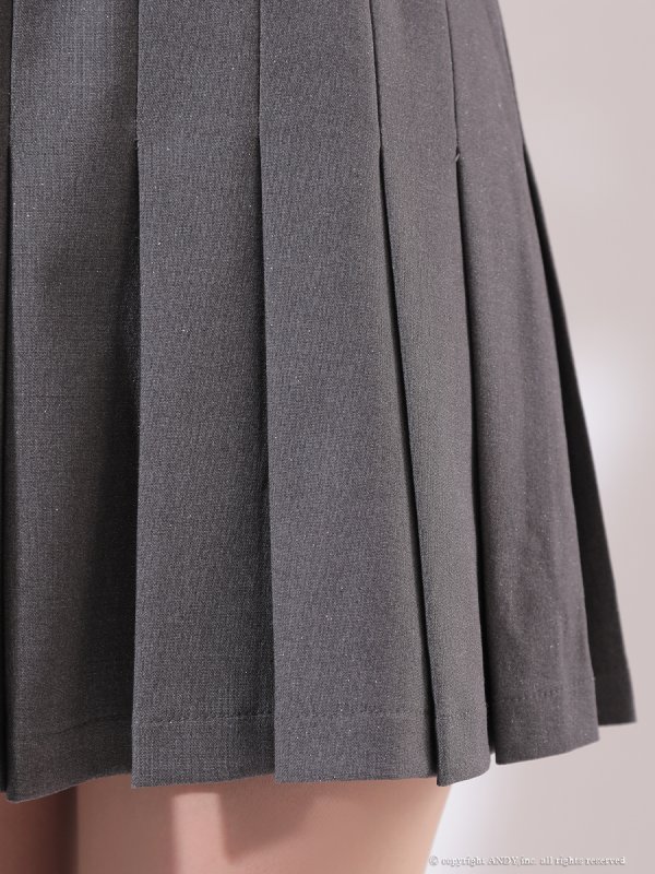 画像16: XSサイズあり【an/アン】フロントジップ/ ノースリーブ/ ダブルベルト/ アシンメトリー/ プリーツ/ ワンピース/ ミニドレス/ キャバドレス[OF05]