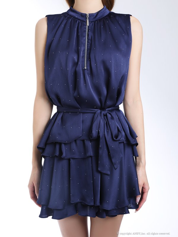 ネイビー　モデル：るりぴ　身長：165cm　着用サイズ：Sサイズ