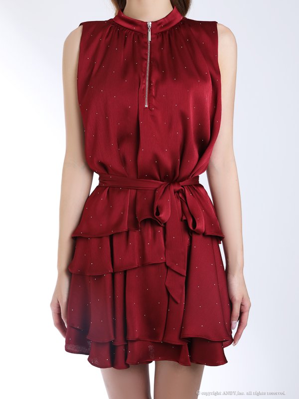 ワインレッド　モデル：るりぴ　身長：165cm　着用サイズ：Sサイズ