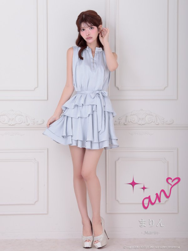 アイスブルー モデル：まりん　身長：164cm　着用サイズ：Sサイズ