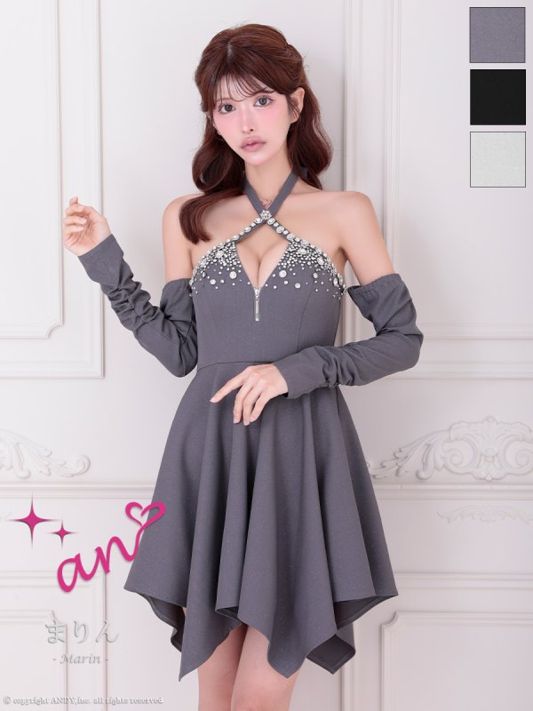 グレー モデル：まりん　身長：164cm　着用サイズ：Sサイズ