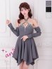 グレー モデル：まりん　身長：164cm　着用サイズ：Sサイズ