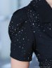 ブラック モデル：りの　身長：157cm　着用サイズ：Sサイズ