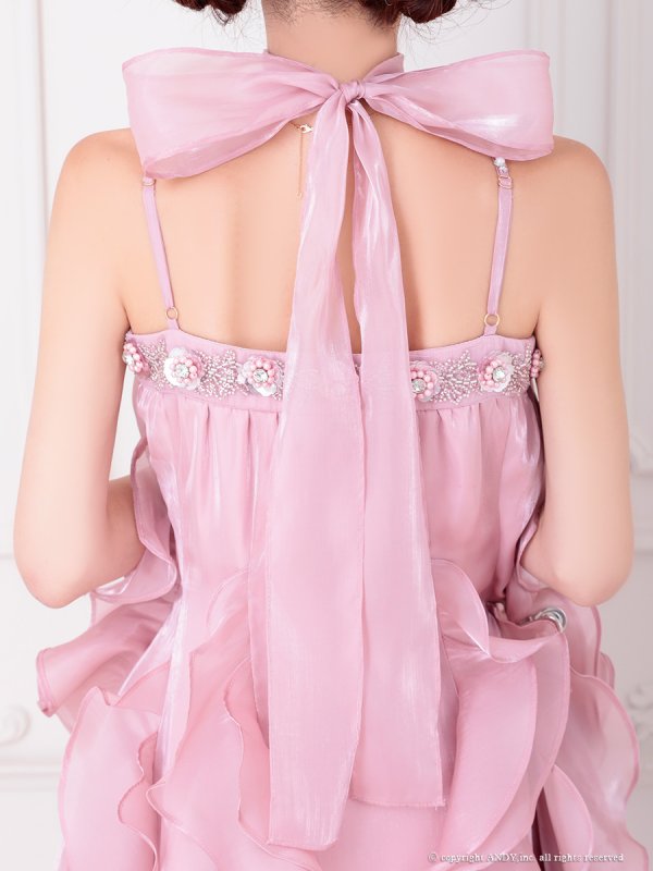 ピンク モデル：まりん　身長：164cm　着用サイズ：Sサイズ