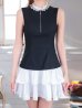 ブラックxホワイト モデル：るり　身長：165cm　着用サイズ：Sサイズ