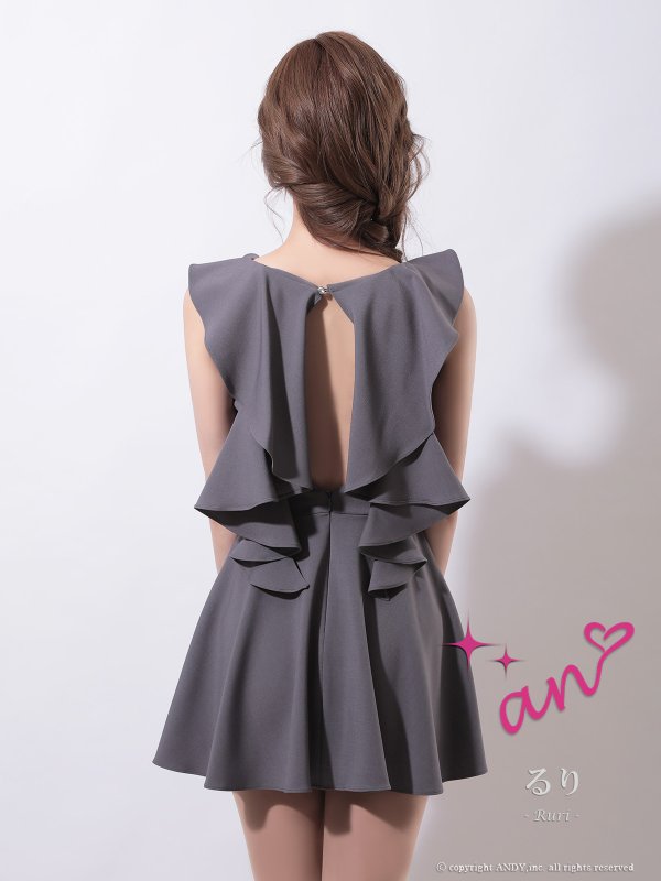 グレー　モデル：るり　身長：165cm　着用サイズ：Sサイズ