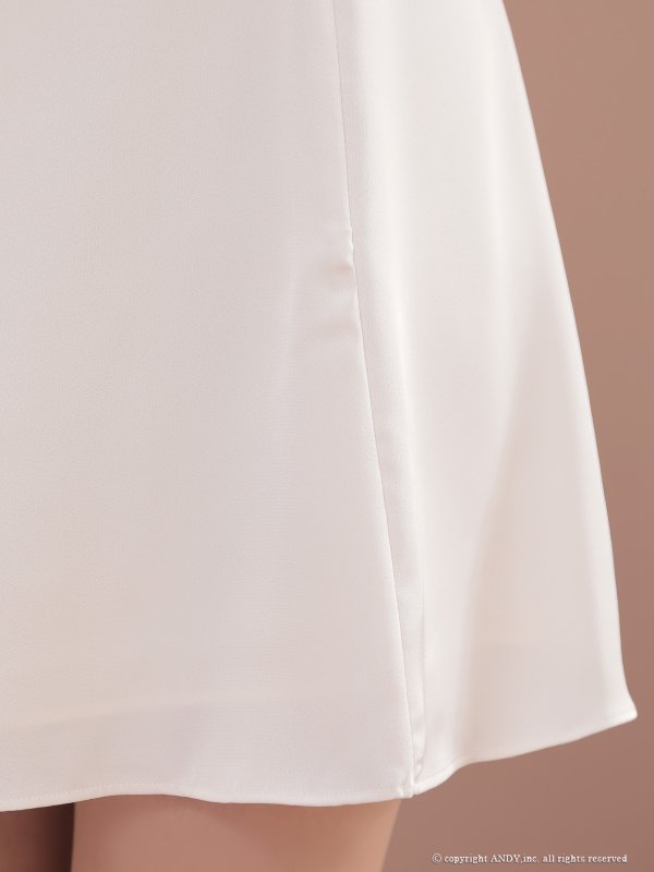 画像14: XSサイズあり【an /アン】ウエストリボン/ バストジップ/ ドレープ/ ペタルフリル/ ノースリーブ/ フレア/ ミニドレス/ キャバドレス[OF05]