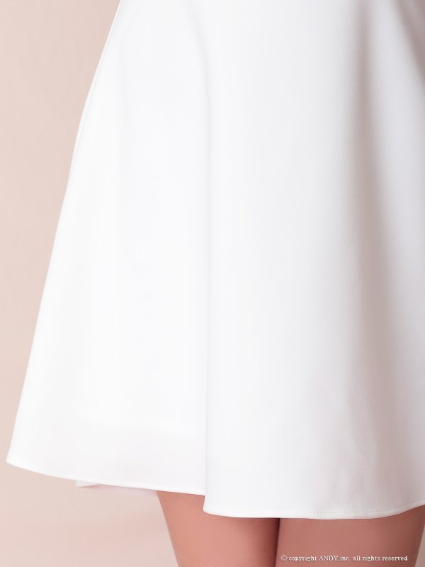 画像7: XSサイズあり【an/アン】ビジュー/ スパンコール/ リボン/ チャーム付き/ バストジップ/ ノースリーブ/ ワンカラー/ Aライン/ フレア/ ミニドレス/ キャバドレス[OF05]