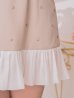 ベージュxホワイト　モデル：まりん　着用サイズ：Sサイズ