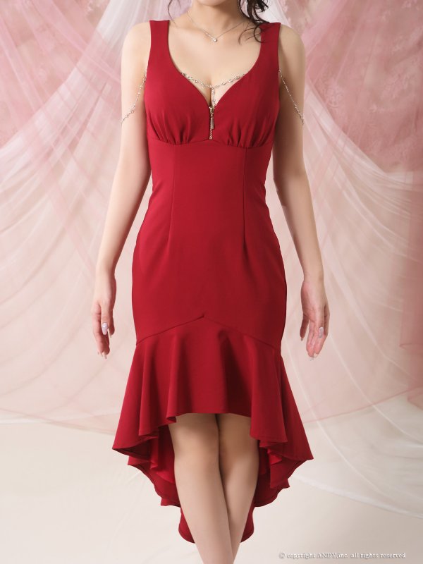 ワインレッド　モデル：もみじ　着用サイズ：Sサイズ