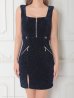 ネイビー モデル：如月れい　身長：156cm　着用サイズ：Sサイズ