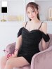 ブラック モデル：桃園ありさ　着用サイズ：Sサイズ