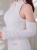 ホワイト　モデル：ももか　身長：156cm　着用サイズ：Sサイズ
