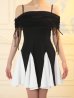 ブラックホワイト モデル:せいは 身長:161cm 着用サイズ:Sサイズ