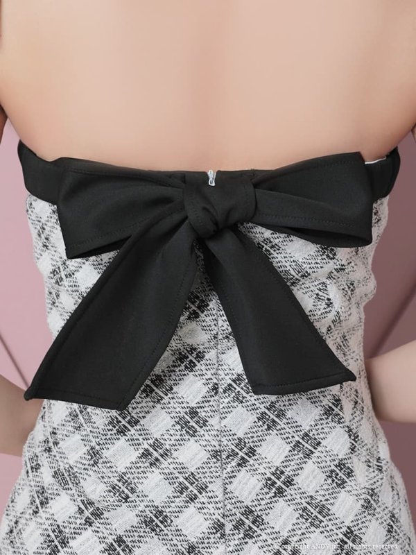 ブラックチェック　モデル：桜咲乃愛　身長：164cm　着用サイズ：Sサイズ