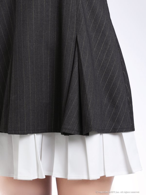 ブラックグレー　モデル：るりぴ　身長：165cm　着用サイズ：Sサイズ