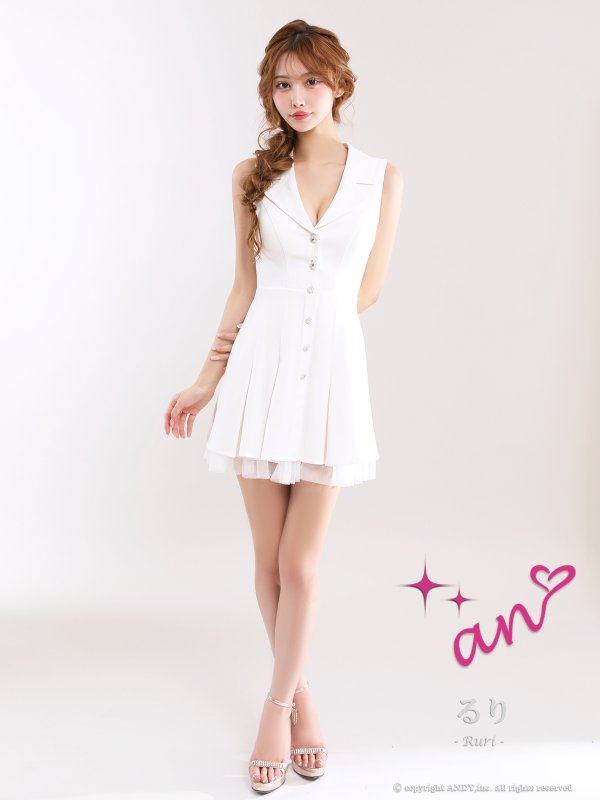 ホワイト モデル：るりぴ　身長：165cm　着用サイズ：Sサイズ