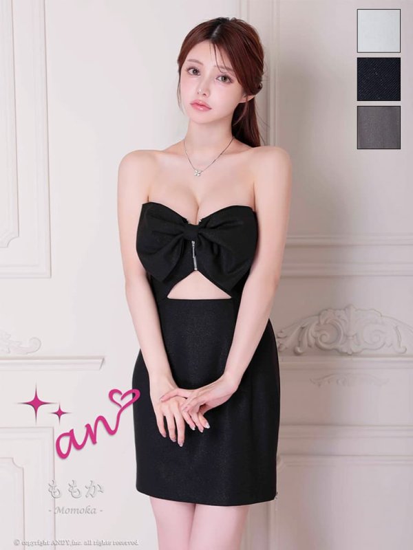 ブラック　 モデル：ももか　身長：156cm　着用サイズ：Sサイズ