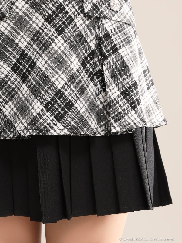 ブラック モデル：るりぴ　身長：165cm　着用サイズ：Sサイズ