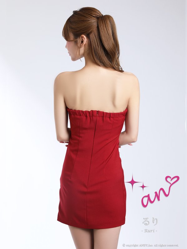 バーガンディ モデル：るりぴ　身長：165cm　着用サイズ：Sサイズ