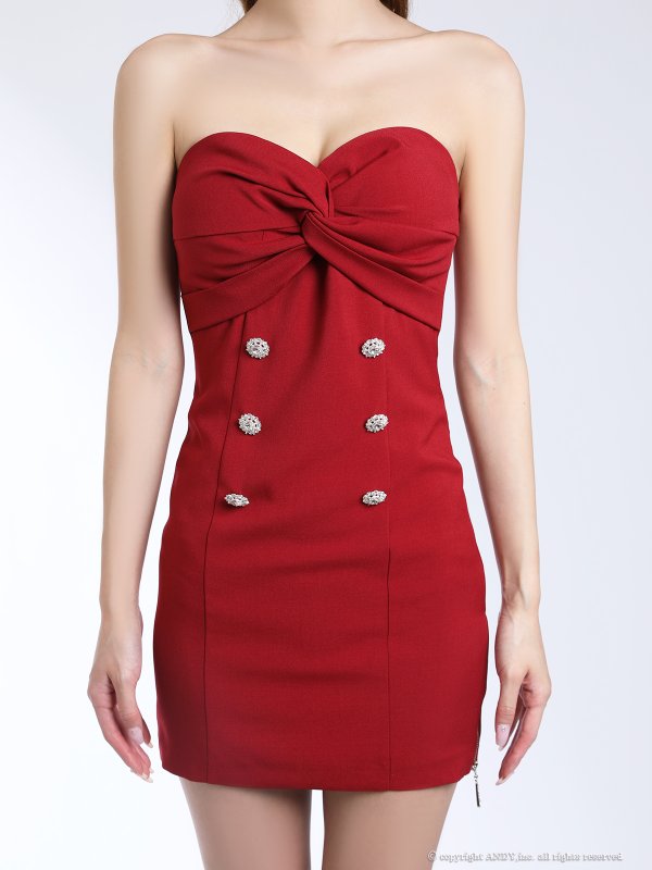 バーガンディ モデル：るりぴ　身長：165cm　着用サイズ：Sサイズ