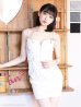 ホワイト　モデル：南柚子　身長：160cm　着用サイズ：Sサイズ
