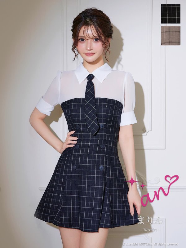 ブラック　モデル：まりん　身長：171cm　着用サイズ：Sサイズ