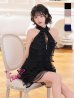 ブラック　モデル：南柚子　身長：163cm　着用サイズ：Sサイズ