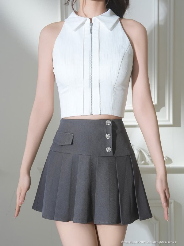 ホワイトxグレー　モデル：まりん　着用サイズ：Sサイズ