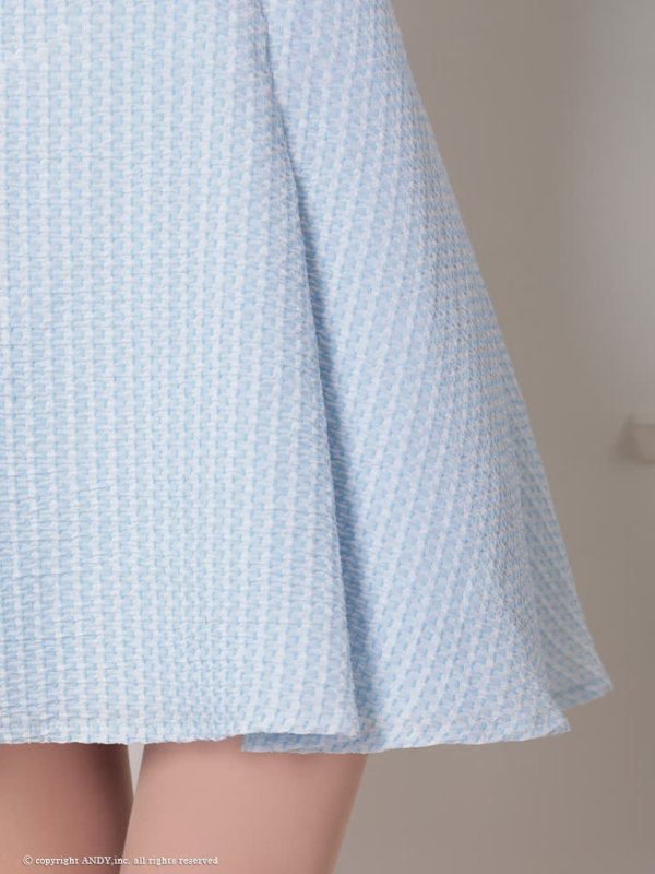 ブルー モデル：まりん　身長：164cm　着用サイズ：Sサイズ