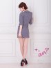 グレー モデル：まりん　身長：164cm　着用サイズ：Sサイズ