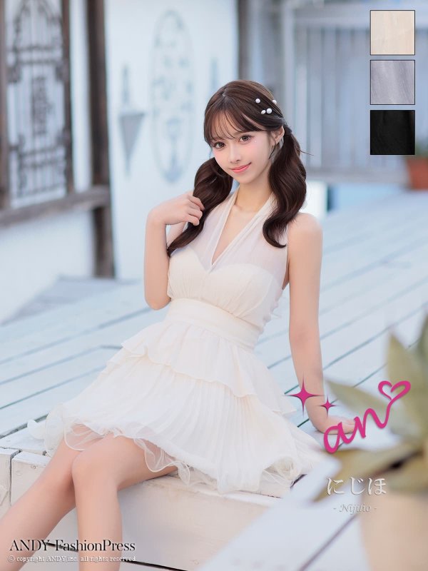 アイボリー　モデル：にじほ　身長：160cm　着用サイズ：Sサイズ