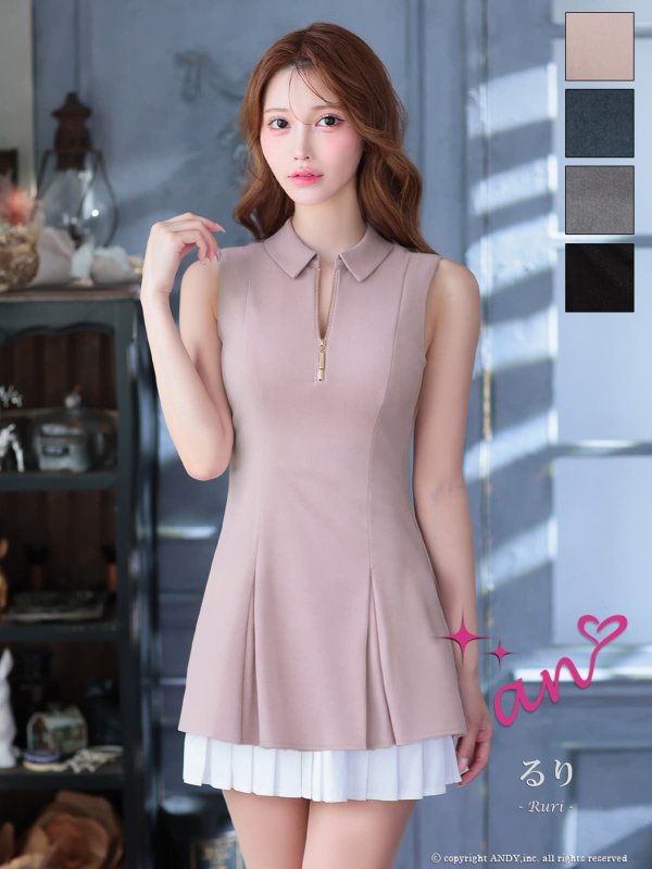 ピンク モデル：るりぴ　身長：165cm　着用サイズ：Sサイズ