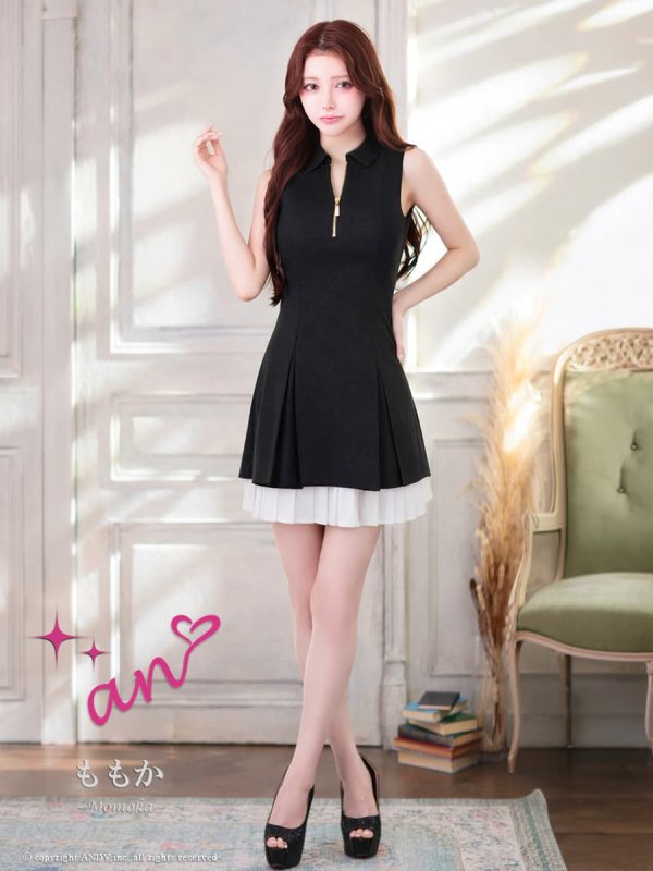 ブラック モデル：ももか　身長：156cm　着用サイズ：Sサイズ