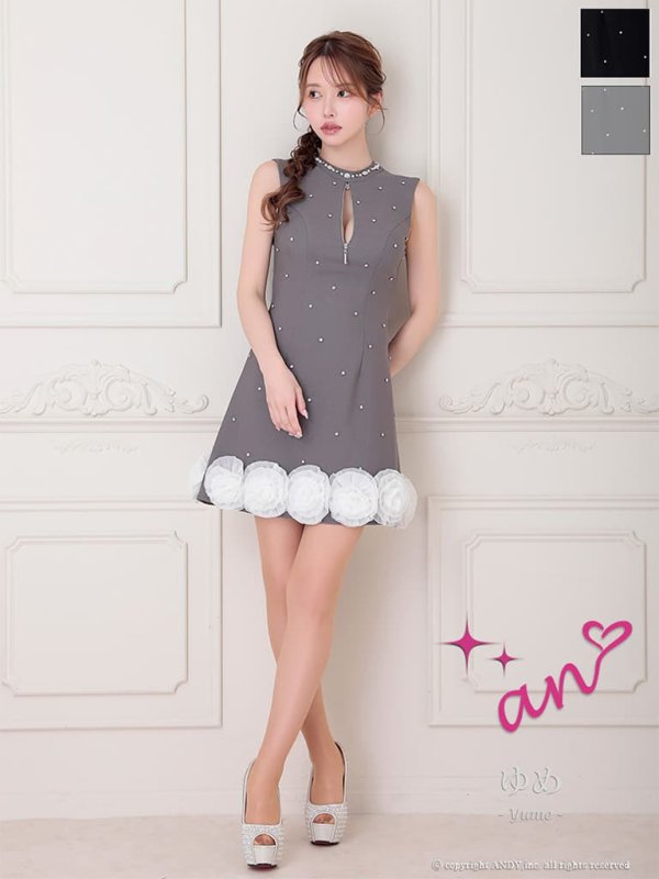 グレー　モデル：ゆめ　身長：160cm　着用サイズ：Sサイズ