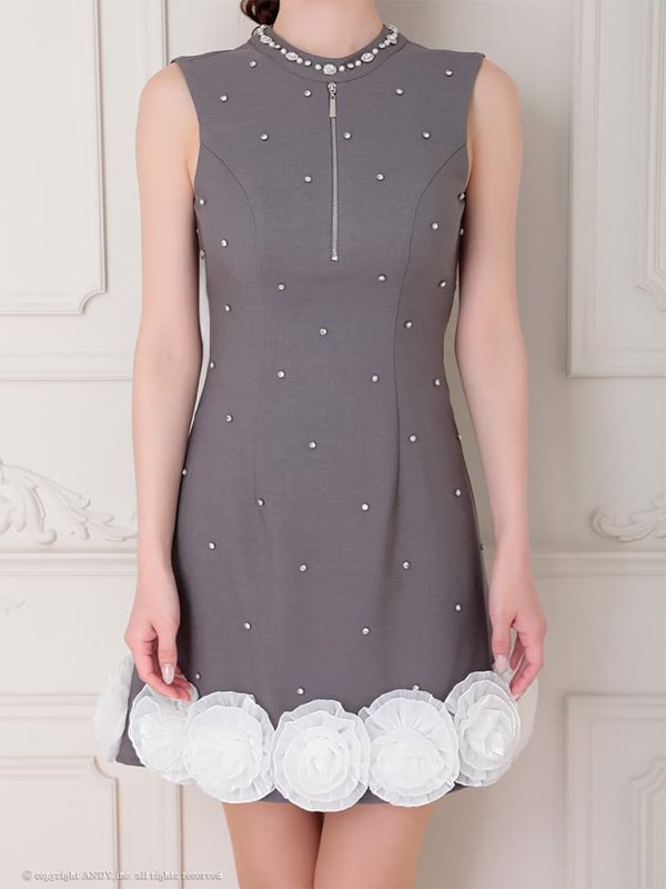 グレー　モデル：ゆめ　身長：160cm　着用サイズ：Sサイズ