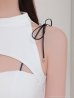 ホワイト　モデル：ゆめ　身長：160cm　着用サイズ：Sサイズ