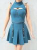 モスグリーン　モデル：如月れい　身長：156cm　着用サイズ：Sサイズ