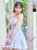 ブルー　モデル：南柚子　身長：163cm　着用サイズ：Sサイズ
