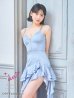 ブルー モデル：南柚子　身長：163cm　着用サイズ：Sサイズ