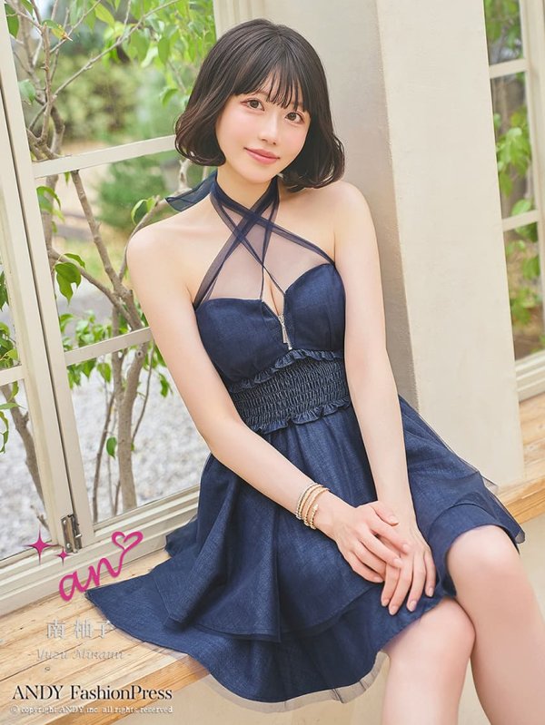 インディゴ モデル：南柚子　身長：163cm　着用サイズ：Sサイズ