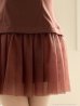 ブラウン　モデル：ゆな　身長：161cm　着用サイズ：Sサイズ