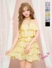 イエロー　モデル：のあ　着用サイズ：Sサイズ