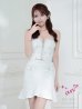 ホワイト　モデル：姫乃まゆ　身長：153cm　着用サイズ：Sサイズ