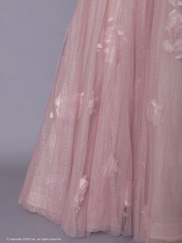 画像7: ANDY Fashion Press vol.17 掲載商品【couture an/クチュールアン】 グラデーション/ フラワー/ オフショル/ ラメチュール/ ビジュー/ フレア/ Aライン/ プリンセス/ ロングドレス/ キャバドレス long[OF05]