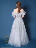 画像4: an ANDY Fashion Press 16 COLLECTION 07 ANDY Fashion Press 19掲載【couture an/クチュールアン】フェザー/ オフショル/ チュール/ ビーズ刺繍/ ラメ/ フレア/ Aライン/ プリンセス/ ロングドレス/ キャバドレス long[OF05]