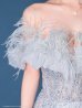 画像6: an ANDY Fashion Press 16 COLLECTION 07 ANDY Fashion Press 19掲載【couture an/クチュールアン】フェザー/ オフショル/ チュール/ ビーズ刺繍/ ラメ/ フレア/ Aライン/ プリンセス/ ロングドレス/ キャバドレス long[OF05]
