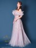 画像21: an ANDY Fashion Press 16 COLLECTION 07 ANDY Fashion Press 19掲載【couture an/クチュールアン】フェザー/ オフショル/ チュール/ ビーズ刺繍/ ラメ/ フレア/ Aライン/ プリンセス/ ロングドレス/ キャバドレス long[OF05]