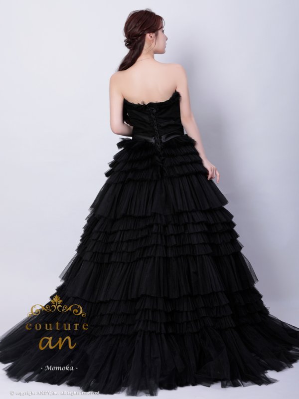 ブラック モデル:ももか 身長:156cm 着用サイズ:S(XS〜M)