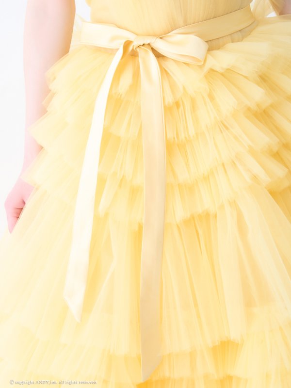 イエロー モデル:ゆめ 身長:160cm 着用サイズ:S(XS〜M)